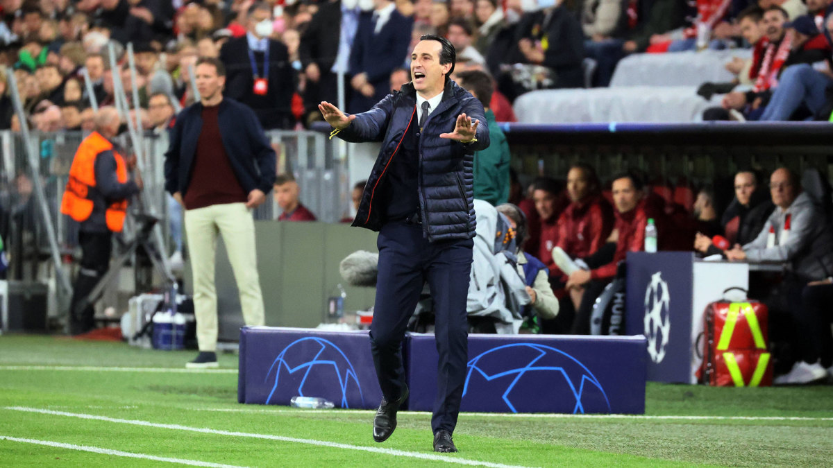 Villarreal manager Unai Emery